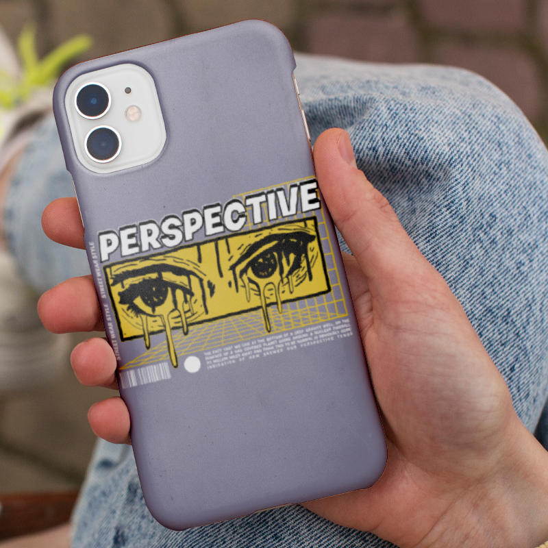 Perspective Yazılı Tasarım iPhone 13 Pro Telefon Kılıfı