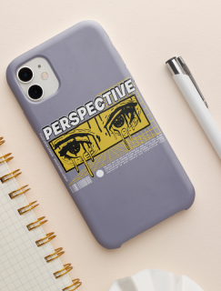 Perspective Yazılı Tasarım iPhone 12 Pro Telefon Kılıfı