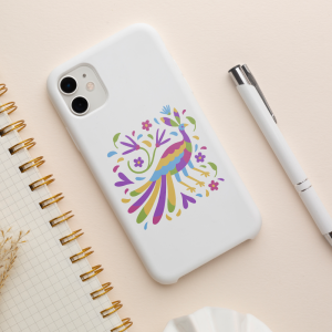 Renkli Tavuskuşu Tasarımlı iPhone 11 Telefon Kılıfı