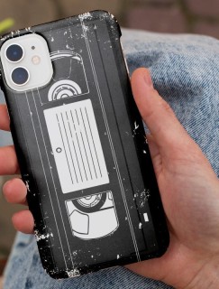 Retro Film Kasedi Tasarımlı iPhone 12 Telefon Kılıfı