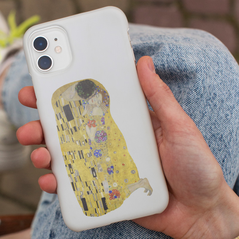 Gustav Klimt's The Kiss (1907–1908) Tasarımlı iPhone 11 Pro Telefon Kılıfı