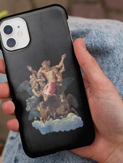 Raphael'in Hezekiel'in Vizyonu (1518) Ünlü Tablosu Tasarımlı iPhone 11 Pro Telefon Kılıfı