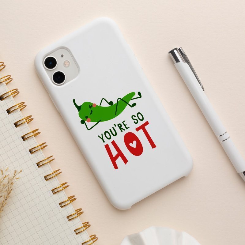 So Hot Acı Biber Temalı iPhone 13 Telefon Kılıfı