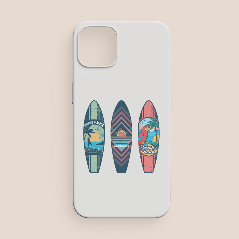 Sörf Tahtası Tasarımlı iPhone 11 Pro Telefon Kılıfı