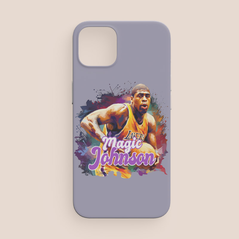 iPhone 11 Pro Magic Johnson Tasarımlı Basketbol Serisi Telefon Kılıfı
