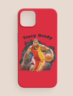 iPhone 11 Pro Max Tracy Grady Tasarımlı Basketbol Serisi Telefon Kılıfı