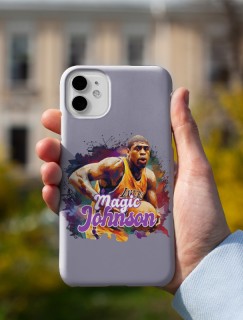 iPhone 11 Pro Magic Johnson Tasarımlı Basketbol Serisi Telefon Kılıfı