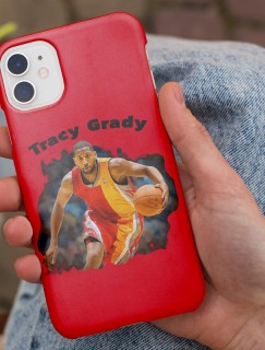 iPhone 11 Pro Max Tracy Grady Tasarımlı Basketbol Serisi Telefon Kılıfı