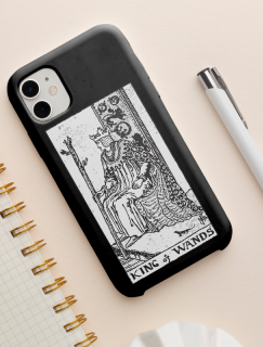 Tarot King Tasarımlı iPhone 13 Pro Max Telefon Kılıfı