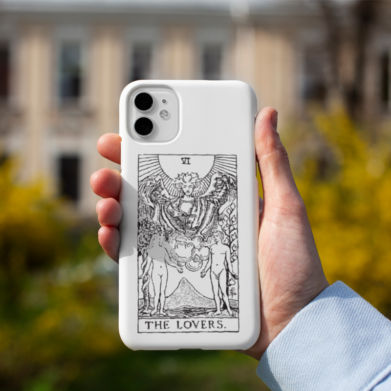 Tarot Lovers Tasarımlı iPhone 12 Pro Telefon Kılıfı