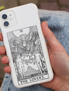 Tarot Lovers Tasarımlı iPhone 12 Telefon Kılıfı