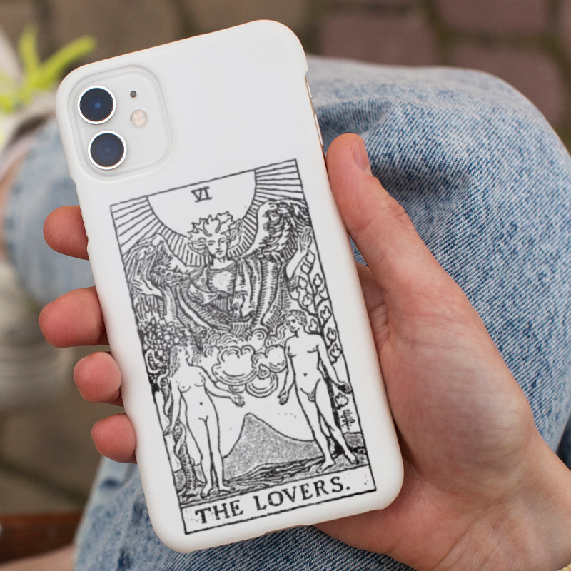 Tarot Lovers Tasarımlı iPhone 12 Pro Telefon Kılıfı