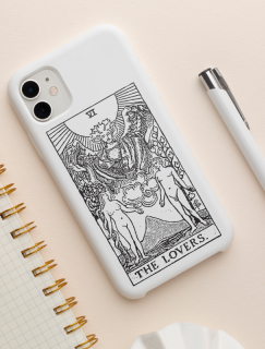 Tarot Lovers Tasarımlı iPhone 12 Telefon Kılıfı