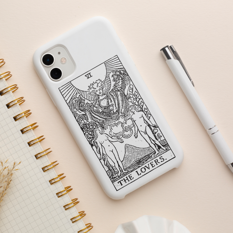 Tarot Lovers Tasarımlı iPhone 13 Pro Max Telefon Kılıfı