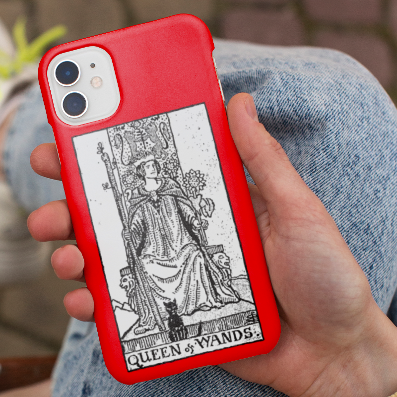 Tarot Queen Tasarımlı iPhone 12 Telefon Kılıfı