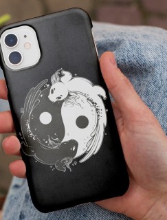 Ying Yang Fish Tasarımlı iPhone 11 Telefon Kılıfı