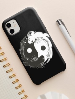 Ying Yang Fish Tasarımlı iPhone 11 Pro Telefon Kılıfı