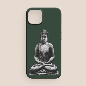 Vintage Buddha İllüstrasyonu Leo Gestel Tasarımlı iPhone 11 Telefon Kılıfı