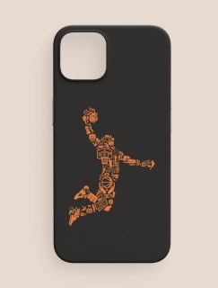 Basketbol Ruhu Tasarımlı iPhone 11 Telefon Kılıfı