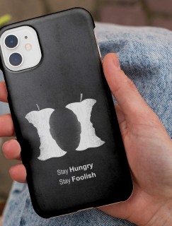Elma Temalı Steve Jobs Tasarımlı iPhone 11 Telefon Kılıfı