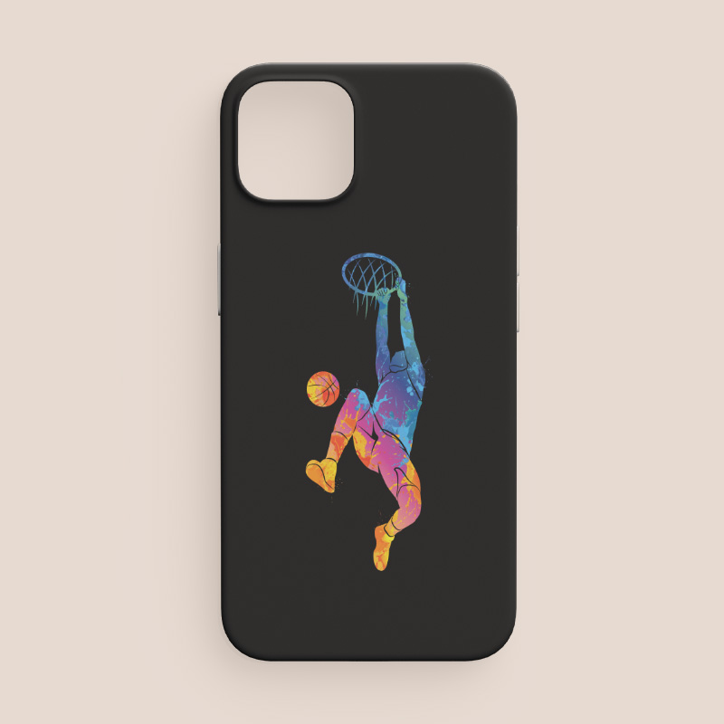 Basketbolcu Tasarımlı iPhone 12 Pro Max Telefon Kılıfı