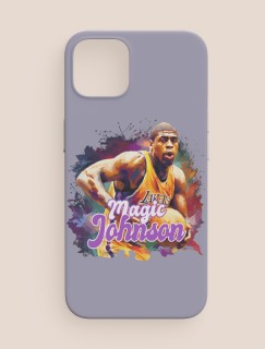 iPhone 12 Pro Max Magic Johnson Tasarımlı Basketbol Serisi Telefon Kılıfı