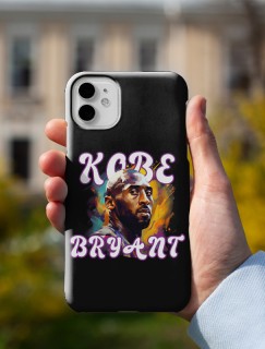 iPhone 12 Pro Max Kobe Bryant Tasarımlı Basketbol Serisi Telefon Kılıfı