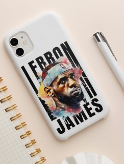 iPhone 12 Pro Max Lebron James Tasarımlı Basketbol Serisi Telefon Kılıfı