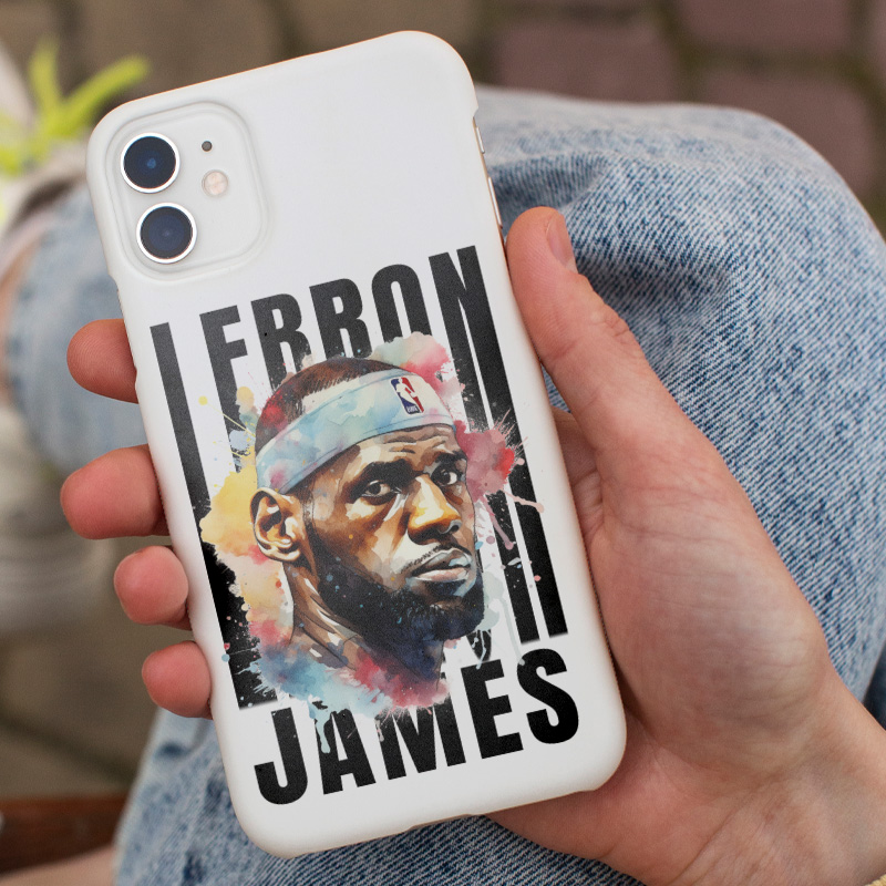 iPhone 12 Pro Max Lebron James Tasarımlı Basketbol Serisi Telefon Kılıfı