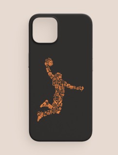 Basketbol Ruhu Tasarımlı iPhone 12 Pro Telefon Kılıfı