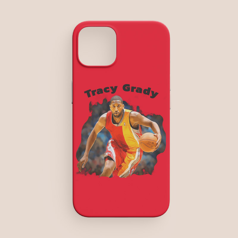 iPhone 12 Pro Tracy Grady Tasarımlı Basketbol Serisi Telefon Kılıfı