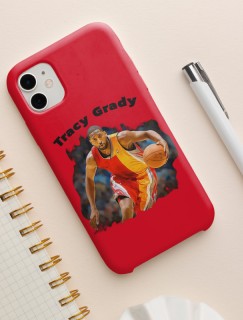 iPhone 12 Pro Tracy Grady Tasarımlı Basketbol Serisi Telefon Kılıfı