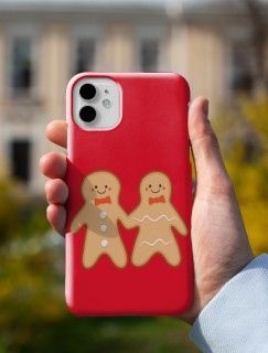 Zencefilli Aşk Tasarımlı iPhone 12 Telefon Kılıfı