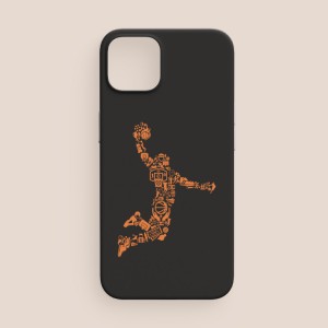 Basketbol Ruhu Tasarımlı iPhone 12 Telefon Kılıfı