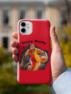 iPhone 12 Tracy Grady Tasarımlı Basketbol Serisi Telefon Kılıfı