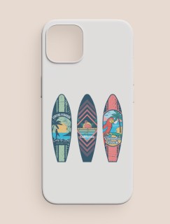 Sörf Tahtası Tasarımlı iPhone 13 Pro Max Telefon Kılıfı
