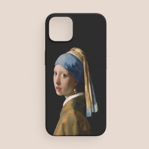 Johannes Vermeer İnci Küpeli Kız (1665) Tasarımlı iPhone 13 Pro Telefon Kılıfı