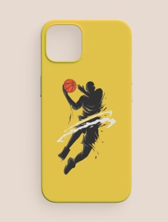 Basketbolcu Tasarımlı iPhone 13 Pro Telefon Kılıfı