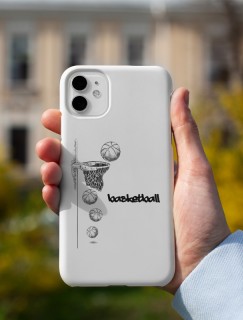 Basketbol Üçlük At Tasarımlı iPhone 13 Pro Telefon Kılıfı