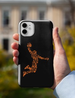 Basketbol Ruhu Tasarımlı iPhone 13 Telefon Kılıfı