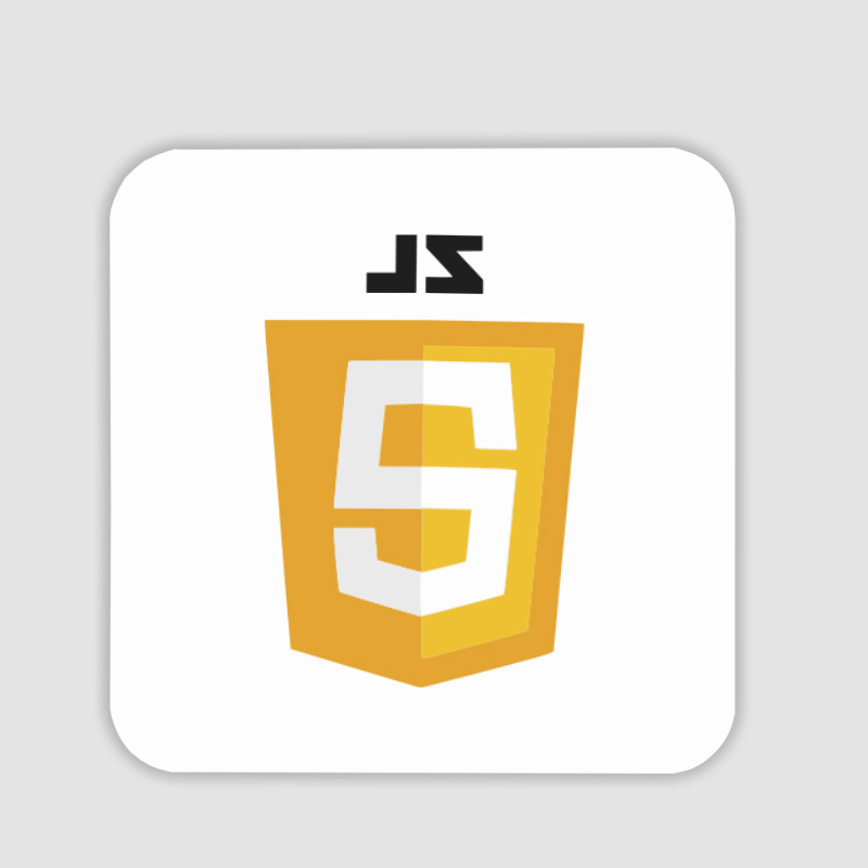 JavaScript Tasarımlı 4lü Kare Bardak Altlığı