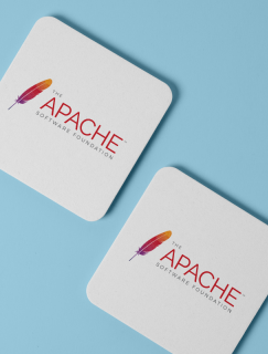 The Apache Tasarımlı 4lü Kare Bardak Altlığı