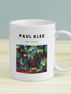 Paul Klee May Picture Tasarımlı Beyaz Porselen Kupa Bardak