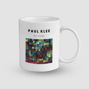Paul Klee May Picture Tasarımlı Beyaz Porselen Kupa Bardak