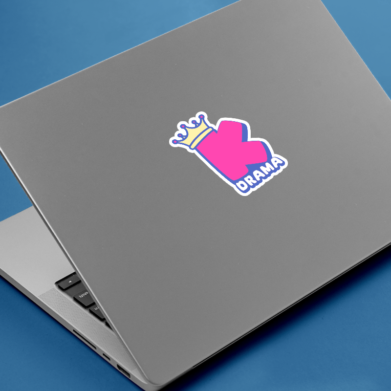 K-Drama Yazılı Laptop Sticker