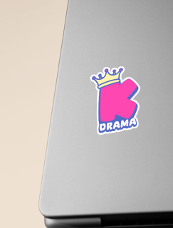 K-Drama Yazılı Laptop Sticker