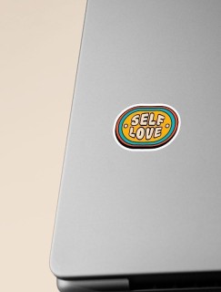 Sellf Love Temalı Laptop Sticker