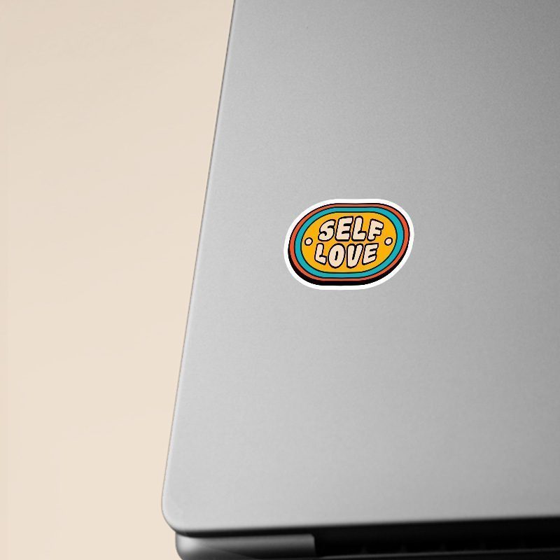 Sellf Love Temalı Laptop Sticker