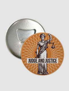 Judge and Justice Yazılı Magnet Açacak