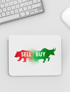 Sell Buy Borsa İşlemleri Tasarımlı Mousepad